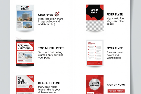 Errores comunes al disenar flyers