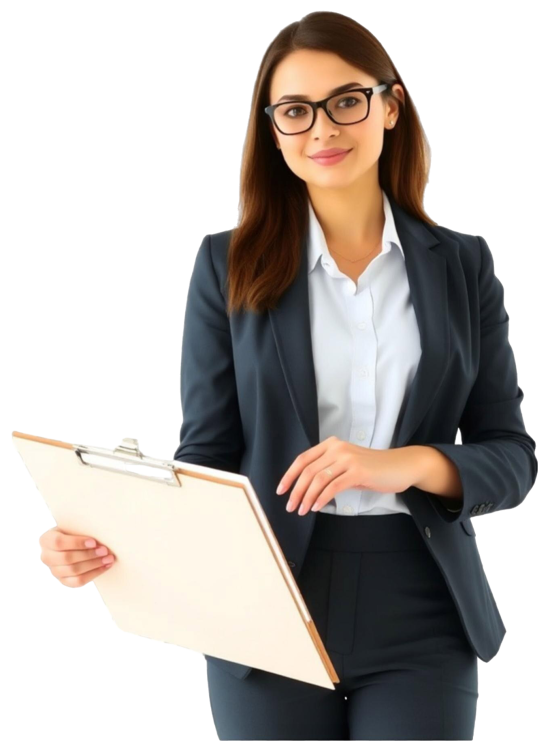 mujer-negocios-clipboard-vestida-ropa-profesional-contra-fondo-blanco